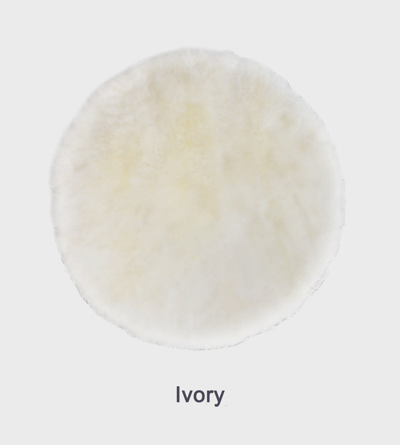 Circle Custom Long Wool Sheepskin