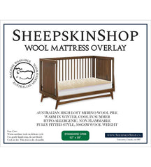 Wool Mattress Pad - Standard Crib (52