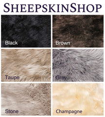 Circle Custom Long Wool Sheepskin